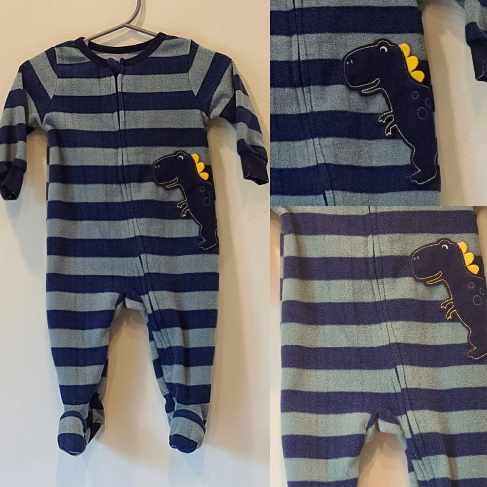 Absorba fleece dino onesie